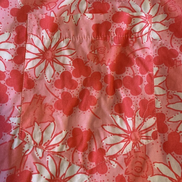Lilly Pulitzer vintage white tag Pigs in a Blanket print cropped pants lined - Picture 9 of 14
